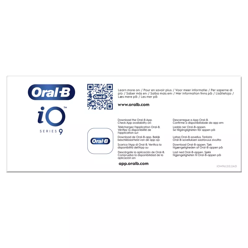 Rotating-oscillating toothbrush Oral-B iO 80363731 Black Silver Adult Gum care Sensitive Whitening