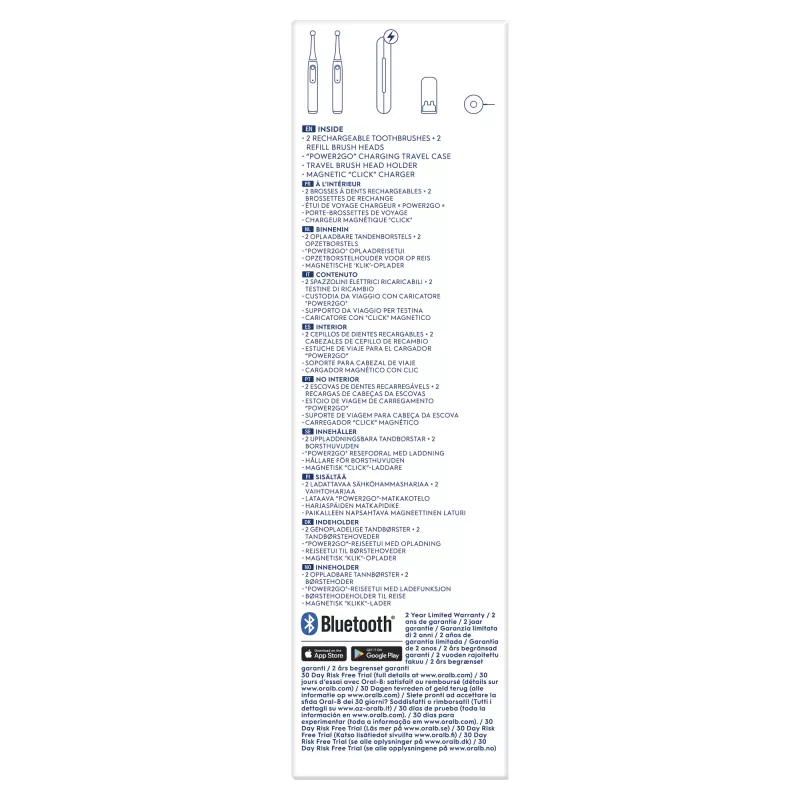Rotating-oscillating toothbrush Oral-B iO 80363731 Black Silver Adult Gum care Sensitive Whitening