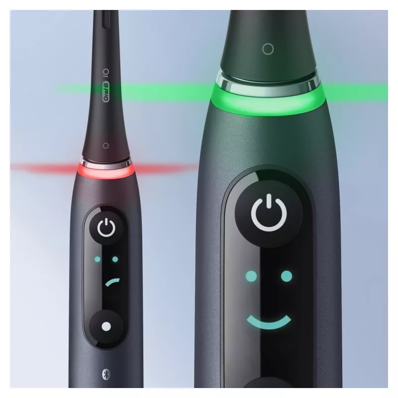 Rotating-oscillating toothbrush Oral-B iO 80363731 Black Silver Adult Gum care Sensitive Whitening