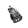 Car Charger Kit SBS Mobile USB-Type-C, 2× USB 2.0 ports, 1 m cable, 12 W, 12/24 V input, black