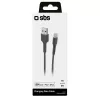 Lightning to USB A cable SBS Mobile TECABLEUSBIP589K – 1 m, USB 2.0, Black