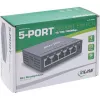 InLine Gigabit network switch 5-port, 1Gb/s, desktop, metal housing, fanless