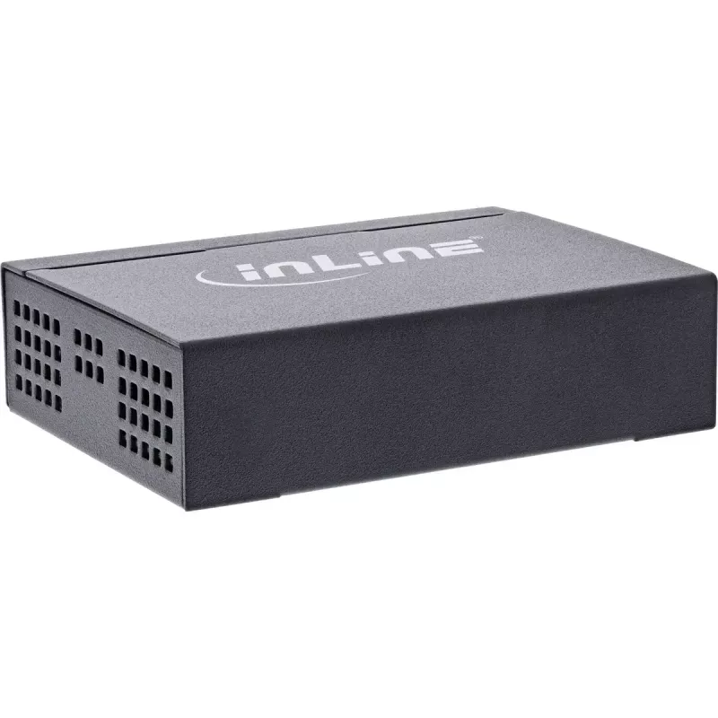 InLine Gigabit network switch 5-port, 1Gb/s, desktop, metal housing, fanless