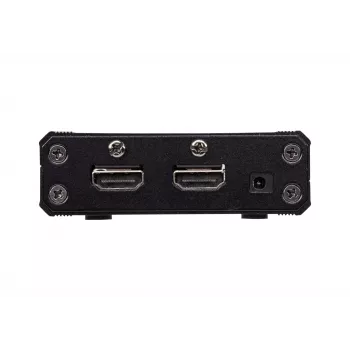 ATEN 3-Port True 4K HDMI Switch, HDMI, Metal, Black, 60 Hz, 5 m, 3840 x 2160, 4096 x 2160