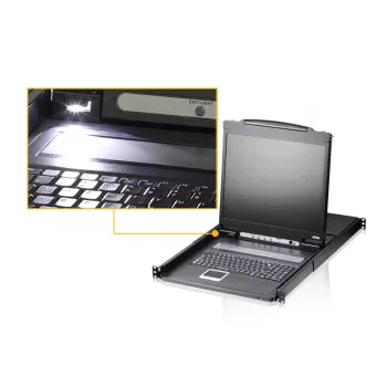 KVM switch ATEN CL1308N Rack mounting Black PS/2 USB VGA 1U