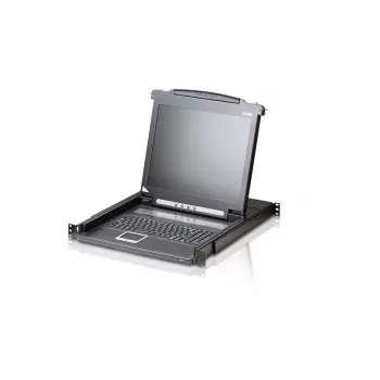 ATEN CL1000M-ATA-GG rack console 43.2 cm (17 inch) Black 1U