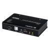 AV KVM extender ATEN CE801 — USB True 4K HDMI over Cat6 (4K @ 70 m / FHD @ 100 m), HDMI & USB Type-A, black