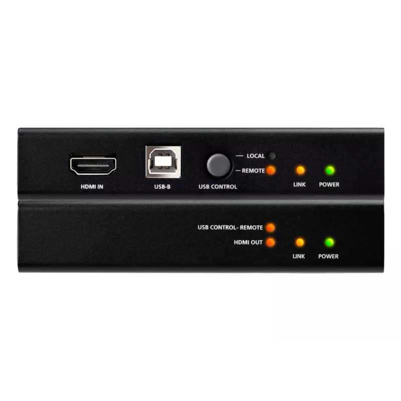 AV KVM extender ATEN CE801 — USB True 4K HDMI over Cat6 (4K @ 70 m / FHD @ 100 m), HDMI & USB Type-A, black
