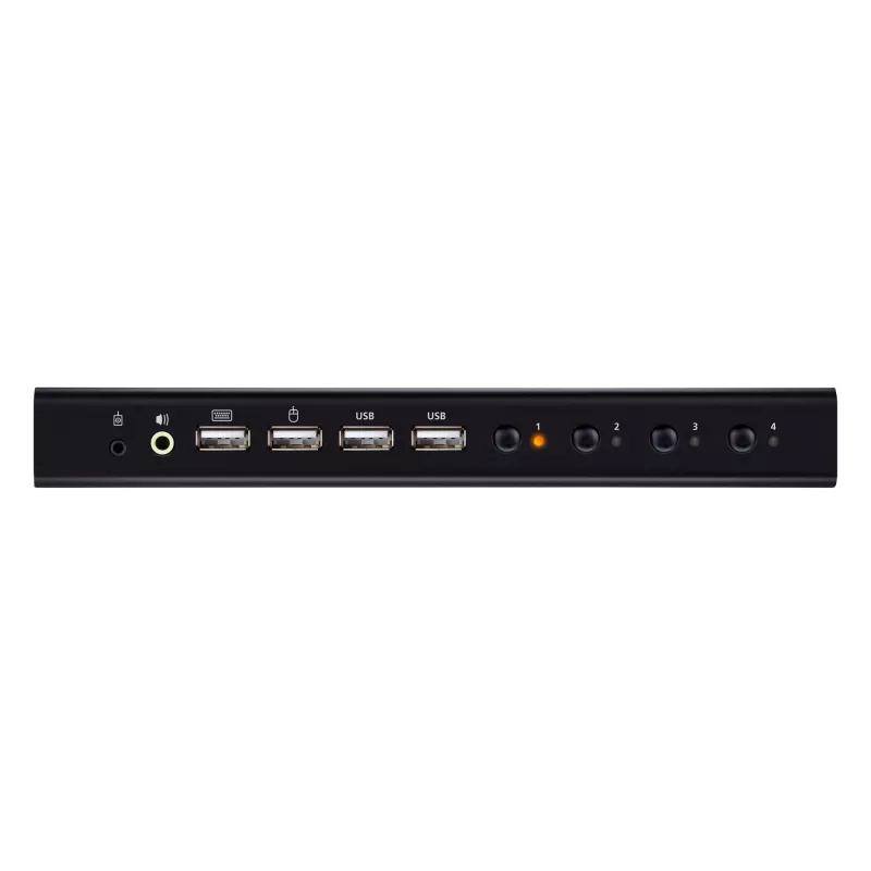 ATEN 4-Port USB 4K HDMI KVMP Switch USB Keyboard Mouse Video