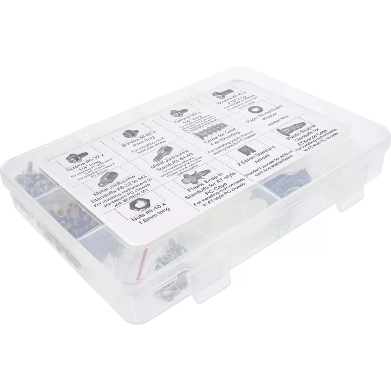 InLine PC / Server Screw Set within case total of 550 pcs.