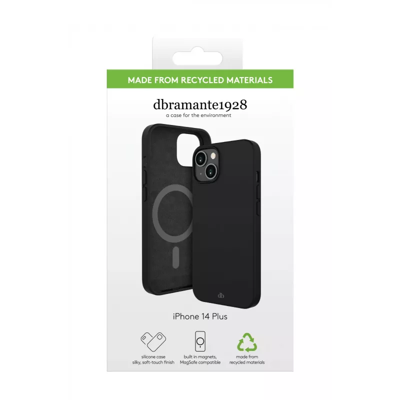 Cover dbramante1928 Monaco iPhone 14 Plus Night Black