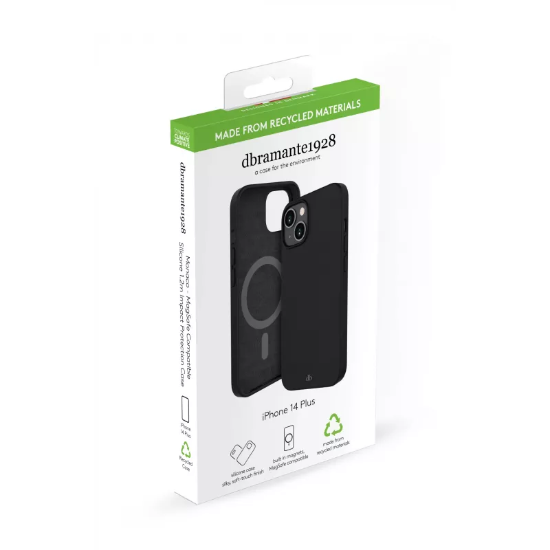 Cover dbramante1928 Monaco iPhone 14 Plus Night Black