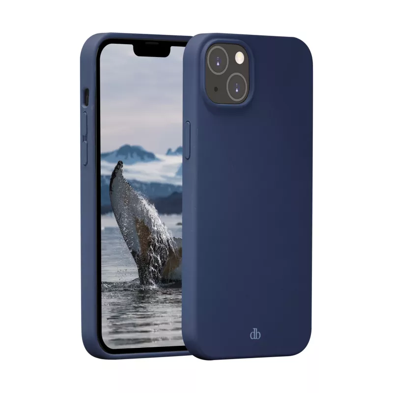 Cover dbramante1928 Monaco iPhone 14 Plus Pacific Blue Monochromatic