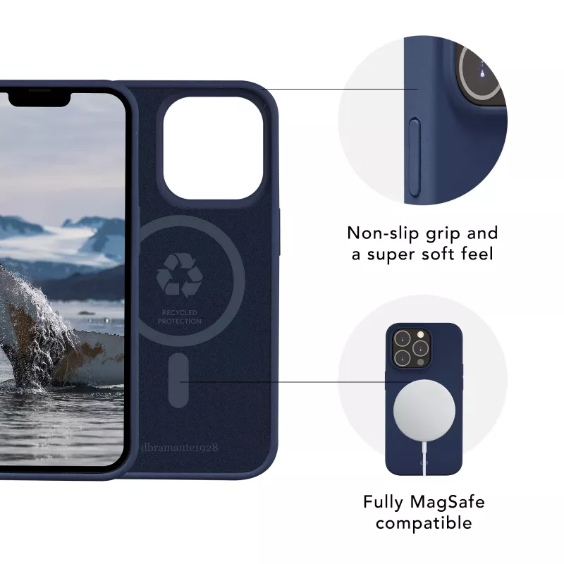 dbramante1928 Monaco - iPhone 14 Pro Max - Pacific Blue Rugged Case