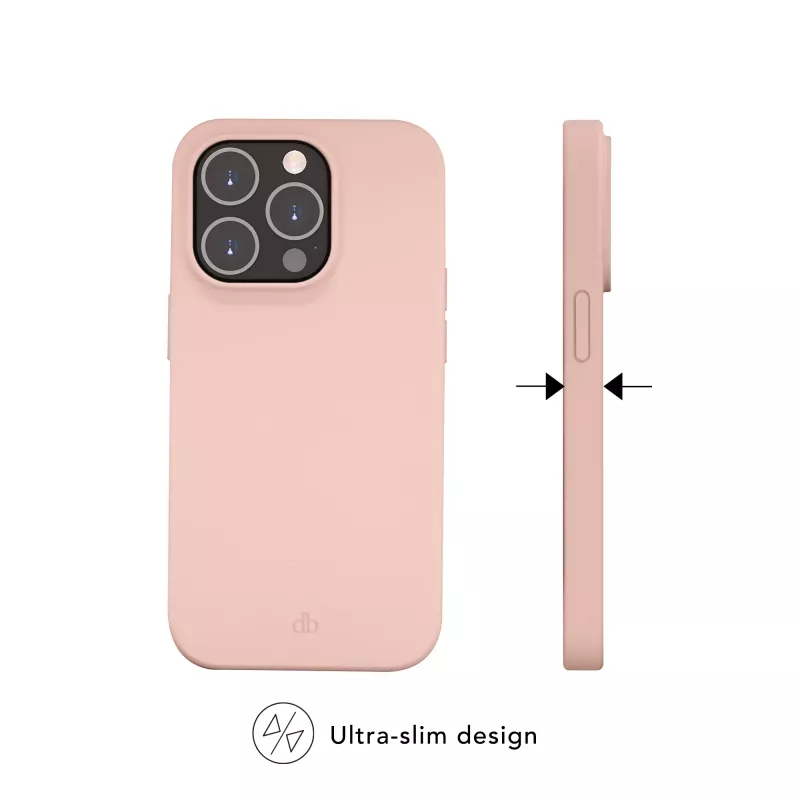 Cover dbramante1928 Monaco iPhone 14 Pro Max Pink Sand