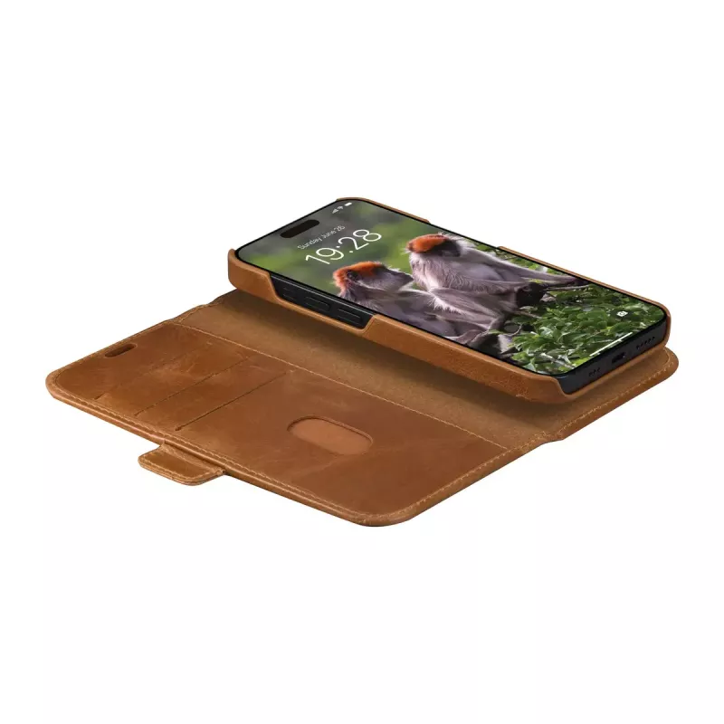 Folio Case dbramante1928 Lynge iPhone 15 Plus Brown