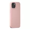 dbramante1928 Monaco Silicone Case with MagSafe for iPhone 15 Pink Sand