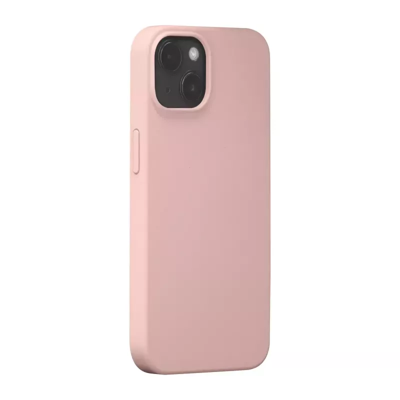 dbramante1928 Monaco Silicone Case with MagSafe for iPhone 15 Pink Sand