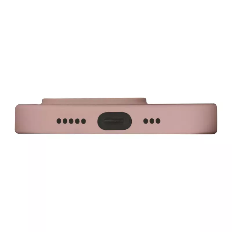 dbramante1928 Monaco Silicone Case with MagSafe for iPhone 15 Pink Sand