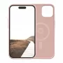 dbramante1928 Monaco Silicone Case with MagSafe for iPhone 15 Pink Sand