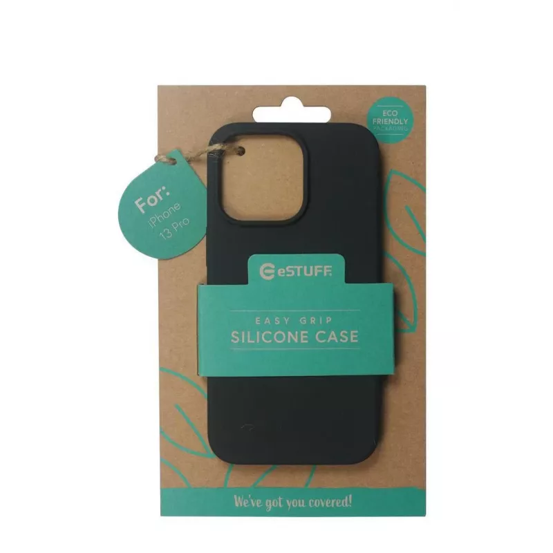 eSTUFF ES67120003 mobile phone case 15.5 cm (6.1 inch) Cover Black