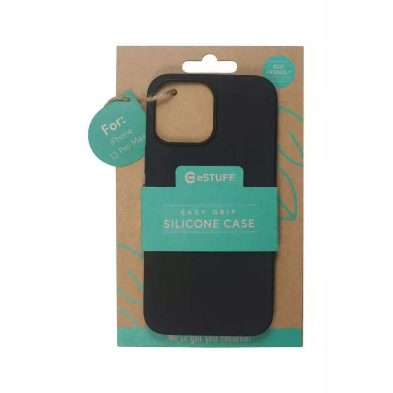 eSTUFF ES67120004 mobile phone case 17 cm (6.7 inch) Cover Black