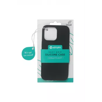 eSTUFF ES67120008 mobile phone case 17 cm (6.7 inch) Cover Black