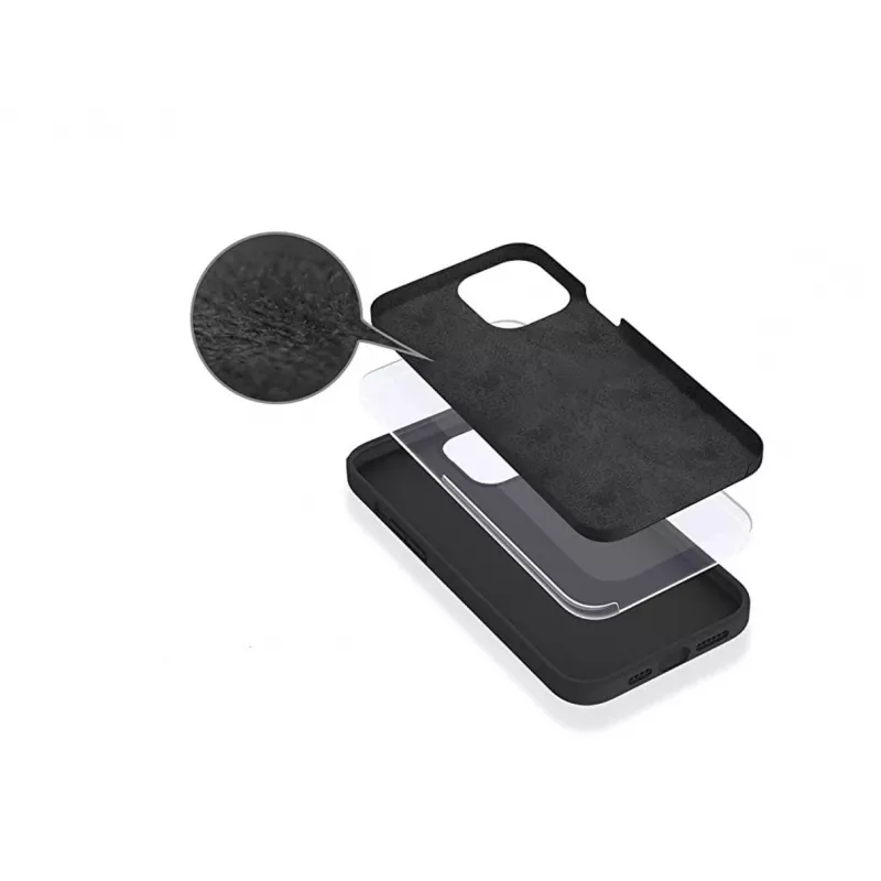 eSTUFF ES67120008 mobile phone case 17 cm (6.7 inch) Cover Black