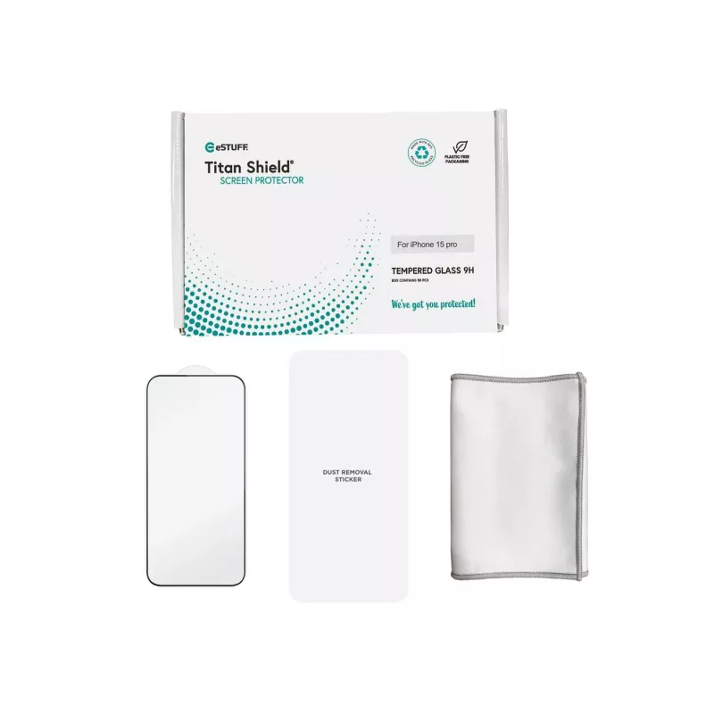 eSTUFF ES501406-50BULK mobile phone screen/back protector Clear screen protector Apple 1 pc(s)