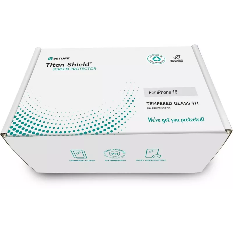 eSTUFF ES501432-50BULK mobile phone screen/back protector Clear screen protector Apple 1 pc(s)