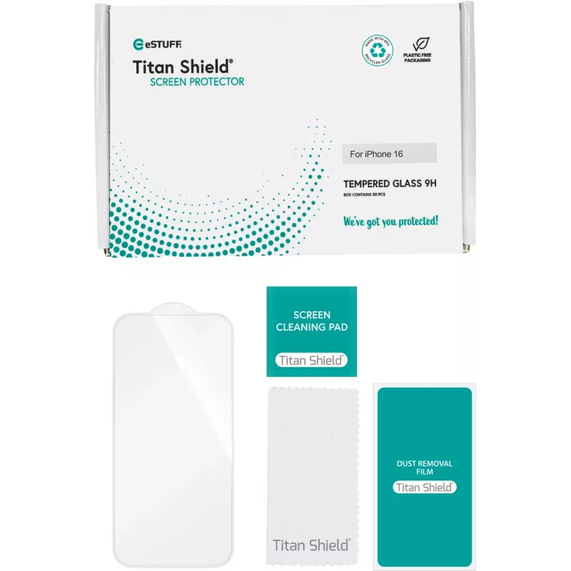 eSTUFF ES501434-50BULK mobile phone screen/back protector Clear screen protector Apple 50 pc(s)