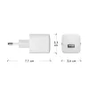 Wall Charger dbramante1928 re-charge EU 18W USB-A White