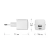 dbramante1928 re-charge Pro - EU Wall Charger USBC30W+USBA18W-W