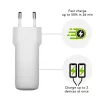 Charger d bramante re-charge Pro EU – Indoor AC 110–240V, USB‑C 65W + USB‑A 18W, White