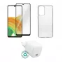 Indoor AC charger kit eSTUFF ES-KIT-SAMGALA335G for Samsung Galaxy A33, compatible with mobile phones, transparent/white, 0.094 kg