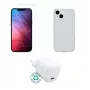 Mobile device charger eSTUFF ES-KIT-IPH15 Indoor AC Transparent White USB Type-C