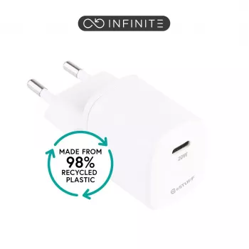 eSTUFF ES637025-BULK mobile device charger Smartphone White AC Fast charging Indoor