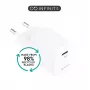eSTUFF ES637025-BULK mobile device charger Smartphone White AC Fast charging Indoor