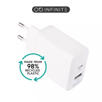 eSTUFF ES637031-BULK mobile device charger Smartphone White AC Fast charging Indoor
