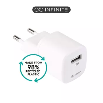 eSTUFF ES637001-BULK mobile device charger Smartphone White AC Indoor