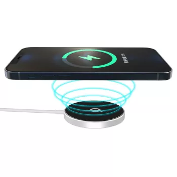 eSTUFF ES638100 mobile device charger Smartphone Aluminium AC Wireless charging Fast charging Indoor