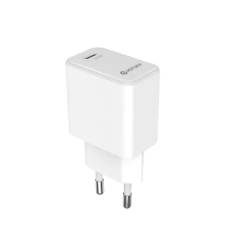 eSTUFF ES635028-BULK USB-C charger EU PD 20W, white
