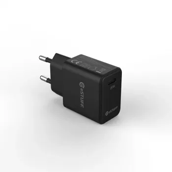 eSTUFF ES635029-BULK USB-C charger EU PD 20W, black