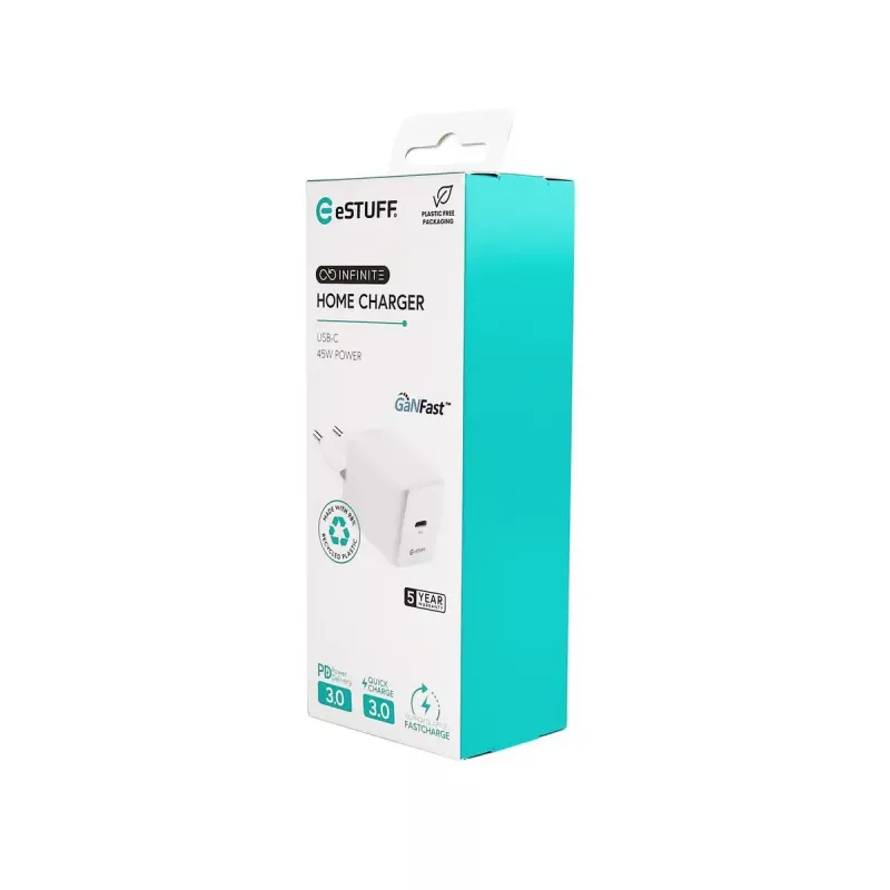 eSTUFF INFINITE ES637046 USB-C charger EU PD 45W GaN