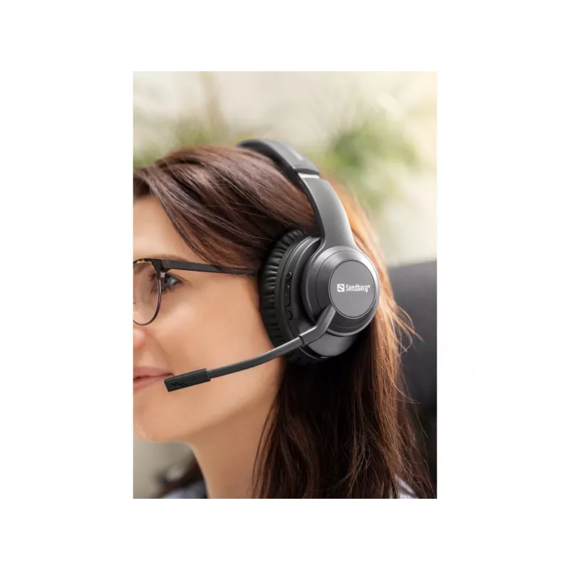Headset Sandberg Wireless Headset ANC+ENC Pro