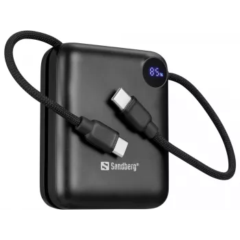 Portable Charger Sandberg Powerbank 10000 PD20W Connect, 10000 mAh