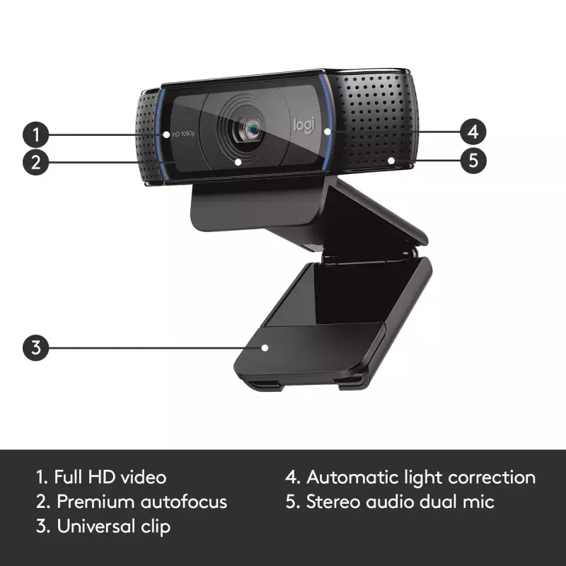 Webcam Logitech HD Pro C920