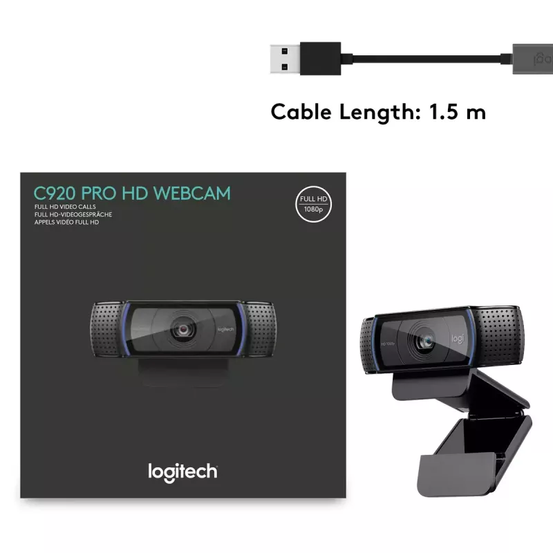 Webcam Logitech HD Pro C920