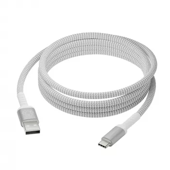 USB-A to USB-C data cable d bramante re-charge Pro BRD Cable 2.5 m, USB 2.0, white