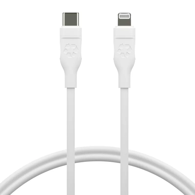 USB-C to Lightning Cable 1.2 m, d bramante re-charge Pro, White
